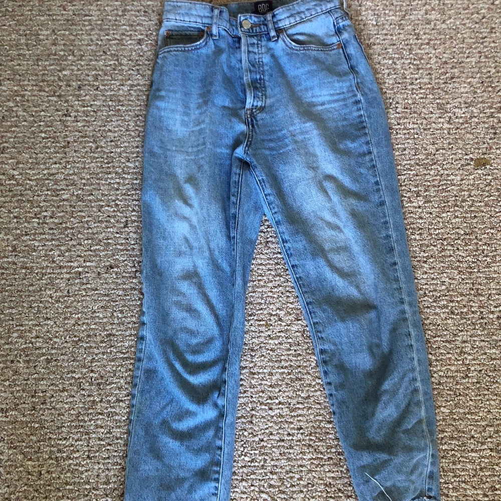 Straight leg jeans